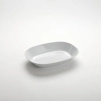 American METALCRAFT, Inc. American Metalcraft MLRS12 Oblong Melamine Bowl, 12" Length, 9" Width, 2" Height,White