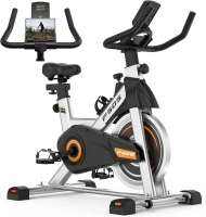 Exercise Bike, Stationary Bikes for Home Gym,Workout Bike With Belt Drive, Indoor Cycling Bike With Digital Display & Comfortable Seat Cushion