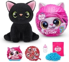 Pets Alive Smitten Kittens Surprise (Bombay Cat Lucky) by ZURU Nurture Play Soft Toy Unboxing Adopt Interactive 10 Sounds