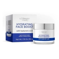 Hyaluronic Acid Face Cream, Hydrating Face Boost for Deep Facial Moisturizing, Oil-Free, 1.76 Oz