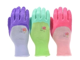 (3 PACK) Gardening Gloves with Micro Foam Coating - Garden Gloves Texture Grip - Working Gloves For Weeding, Digging, Raking and Pruning