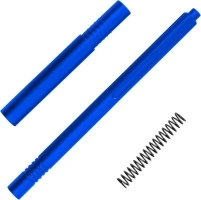 ShareGoo Aluminum Center Slider Drive Shaft Driveshaft AR310884 Compatible with Arrma Senton Kraton BigRock Outcast 1/10 RC Car Upgrade Parts (Blue)