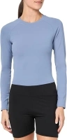 Womens Long Sleeve Crop Workout Tops Yoga Cropped Top Gym Shirts Athletic Clothes Slim Fit