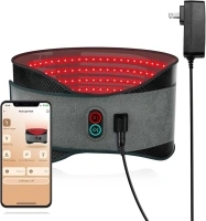 Comfytemp Red & Infrared Light Therapy Belt, Red Light Therapy for Body with App & Button Dual-Controlled, Infrared Light for Back Waist Muscle Inflammation Pain Relief, DC Supply