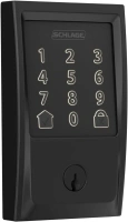 Schlage Encode Smart Wi-Fi Deadbolt with Century Trim in Matte Black