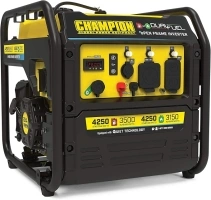 Champion Power Equipment 4250-Watt Dual Fuel RV Ready Portable Open Frame Inverter Generator with Quiet Technology