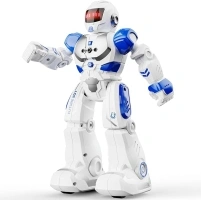 Robot Toys for Kids, Remote Control Robot with Programmble Walking & Dancing Adjustable Volume RC Gesture Sensing Smart Robot Toy for Ages 3 4 5 6 8 10 12 Boy Girl Ideal Blue