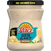 Pace Queso, Queso Blanco Cheese Dip, Great for Nachos, 15 oz Jar