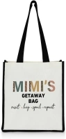 Mimi Gifts Grandma Gifts Grandmother Gifts Best Grandma Gifts Mimi Medium Canvas Tote Bag Beach Bag Reusable Grocery Shopping Bags Mothers Day Retirement Birthday Thank You Gifts for Mimi Granny