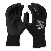 X-Large Black Nitrile Level 1 Cut Resistant Dipped Work Gloves