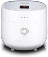 CUCKOO CR-0375FW 3 Cup (Uncooked) / 6 Cup (Cooked) Micom Rice Cooker & Warmer with Nonstick Inner Pot, 10 Menu Modes, LCD Display, Fuzzy Logic Tech, Auto Clean (White)