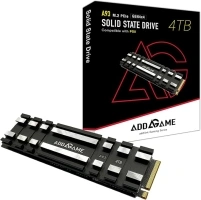 Addlink A93 4TB Gaming PC PS5 SSD with Heatsink, Up to 7400mb/s, Gen 4 PCIe NVMe m.2 2280, SLC Cache Internal Hard Drive