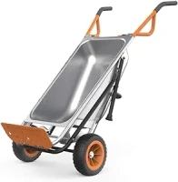 Worx WG050 8-in-1 Aerocart Garden Cart/Wheelbarrow Heavy Duty/Dolly