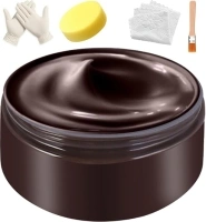 Jokha Dark Brown Leather Recoloring Balm, Vinyl & Leather Repair Kit for Car Seats, Sofas, Couches, Furniture, Leather Paint Dye Conditioner Restorer, Ideal for Wear, Scratches, Cracks, Fading