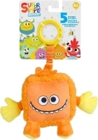 Super Simple WowWee Sensory Plush Monsters Dewey (Orange) with 5+ Sensory Features (Ages 0+)