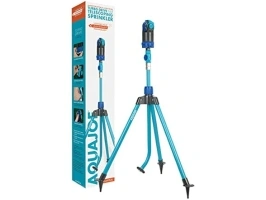 Aqua Joe AJ-6PSTB-XL Indestructible Turbo Drive 360 Degree Telescoping Sprinkler & Mister, Blue