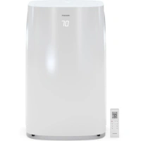 Freonic 10800-BTU DOE (115-Volt) White Vented Portable Air Conditioner with Heater with Remote Cools 450-sq ft