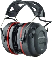 3M Pro-Protect + Gel Cushions Electronic Hearing Protector, Noise Reduction Rating (NRR) 26 dB, Bluetooth Ear Muffs, High-Fidelity Speakers & Integrated Microphone, Premium Gel Cushions (90545-SIOC)