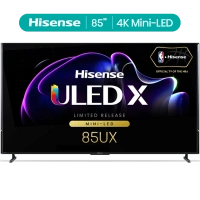 Hisense 85-Inch Class Mini-LED Premium ULED X QLED Series 4K Google Smart TV (85UX) - Alexa Compatibility, 120Hz, Dolby Vision Atmos, 2500-nit HDR10+, Hands Free Voice Control