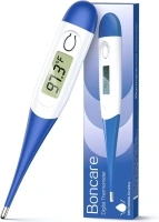 Boncare 10 Second Thermometer for Adults - Fast Reading, Accurate Fever Thermometer, Basal Digital Thermometer