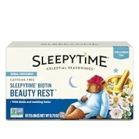 Celestial Seasonings Sleepytime Biotin Beauty Rest Tea - 18 Tea Bags Box