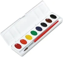 Prang Oval Pan Watercolor Paint Set, 8 Assorted Colors, 1 Count