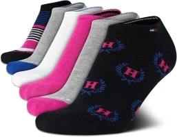 Tommy Hilfiger Women’s Socks – Lightweight No Show Liners (6 Pack)