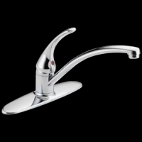 Delta Foundations 1-Handle Kitchen Faucet Chrome-Certified Refurbished