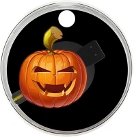 Halloween Window Lights 4.7" with Protective Cover, Halloween Hologram Projector WiFi-Enabled, USB Powered, Plug-in Halloween Decorations Spooky Decor for Halloween Night, for Indoor and Outdoor Use