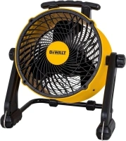 DEWALT 16 Inch Heavy Duty Floor Fan, High Velocity Barrel Shop Fan, 3-Speed Powerful Cooling Drum Fan with 4000 CFM, 360° Adjustable Tilting Airflow Fan for Warehouse, Workshop, Factory, Basement