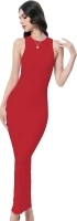 Summer Dresses for Women 2024 Maxi Long Bodycon Sexy Tank Sleeveless Ribbed Knit Casual Fitted Dress