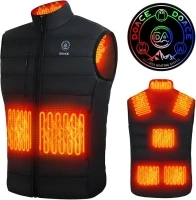 DOACE Heated Vest for Women and Men, Smart Electric Heating Vest Rechargeable, Battery Not Included