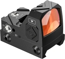 CVLIFE WolfCloak C02 Motion Awake 2MOA Red Dot Scope for RMR Cut Footprint, Shockproof and Waterproof Red Dot Sight, Red Dot with Adapter Plate for MOS and 21mm Picatinny Base