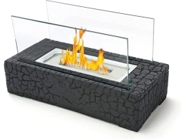 Home Zone Living 13" Portable Mini Tabletop Fire Pit Bowl