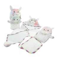 Baby Aspen Rainbow Llama Bath Gift Set, 4 Pc