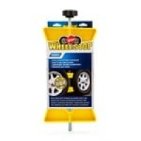 Camco RV Wheel Stop - Fits 26-inch to 30-inch Diameter Tires - Yellow (44621)