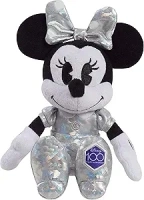 Just Play Disney100 Years of Wonder Minnie Mouse Small Plush Stuffed Animal, Officially Licensed Kids Toys for Ages 2 Up