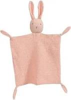 Chippi&Co Bunny Loveys for Babies, Security Blankets for Babies Newborn, Lovies for Babies Girls Boys, Muslin Organic Lovey, Breathable Comfort Blanket, for New Dad