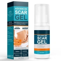 Scar Gel, Scar Cream, Advance Scar Gel for Surgical Scars,Face,Body,Leg, Burns, Acene,C-Section, Stretch Marks, Keloids,Scar Treatments for Old & New Scars,Scar Removal for Women Men,1.76oz