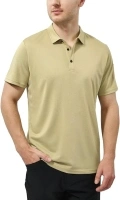 Mens Golf Polo Shirt - Quick Dry Lightweight Short Sleeve Polo T Shirts SPF Collared Shirts Outdoor Tops