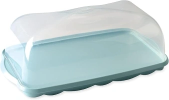 Nordic Ware Loaf Cake Keeper, Blue,12.8"L x 7.3"W x 4.6"H