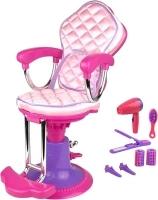 Pretend Play Hair Salon Toy for Girls, Click N