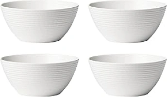 Lenox Lx Collective White Fruit Bowls, Set of 4, 2.35 LB