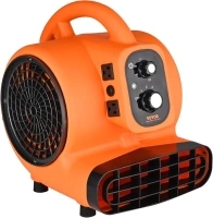 VEVOR Air Mover, 1/4 HP 1000 CFM Carpet Dryer for Cooling and Ventilating, Portable Floor Blower Fan with 4 Blowing Angles and Time Function, for Janitorial, Home, Commercial Use