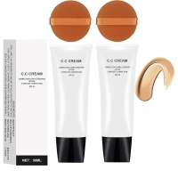 Cc Cream Skin Tone Adjusting CC Cream SPF 50, Colour Correcting Self Adjusting for Mature Skin, Pre-makeup Primer Moisturizing Skin, Natural Color