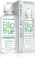 Biotrue Hydration Plus Contact Lens Solution, Multi-Purpose Solution for Soft Contact Lenses, Lens Case Included, 4 FL OZ