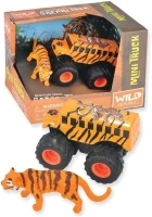 Wild Republic Tiger & Truck Adventure Playset, Gifts for Kids, Imaginative Play Toy, 2Piece Set,Multi