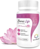 NutraBlast Boric Acid Vaginal Suppositories - 100% Pure Made in USA - Boric Life Intimate Health Support (30 Count)