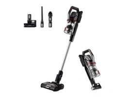 (NEW!) EUREKA NEC580 Lightweight Cordless Vacuum Cleaner with LED Headlights, 450W Powerful BLDC Motor Convenient Stick and Handheld Vac, Removable Battery for Multi-Flooring, Altitude pro, Red