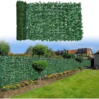 GOTGELIF® 39"x157" Ivy Privacy Fence Screen,Faux Ivy Leaf Artificial Hedges Fence,Artificial Leaf Fence,Greenery Wall Panel Decoration for Garden, Decor, Balcony, Patio, Indoor